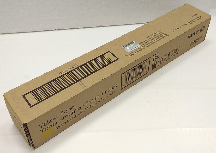 Тонер-картридж Xerox WC 7425/7428/7435 (желтый) [15000 страниц] [артикул 006R01400] /Оригинальный/ [R]