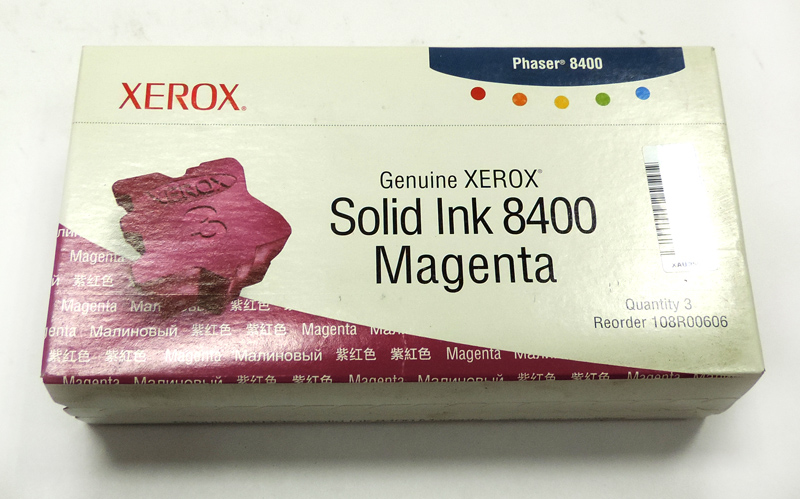 108R00606 Картридж твердочернильный (3шт/уп) Xerox Phaser 8400 (пурпурный) [3400 страниц] [R]
