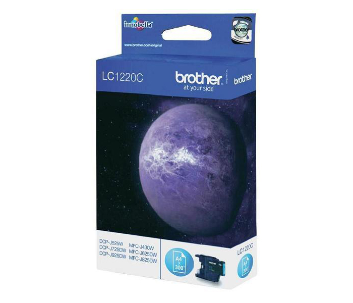 Картридж LC-1220C Brother DCP J525/925/ MFC J430/825 (цвет: голубой) [ресурс: 300 стр.] [артикул: LC1220C] /оригинальный/