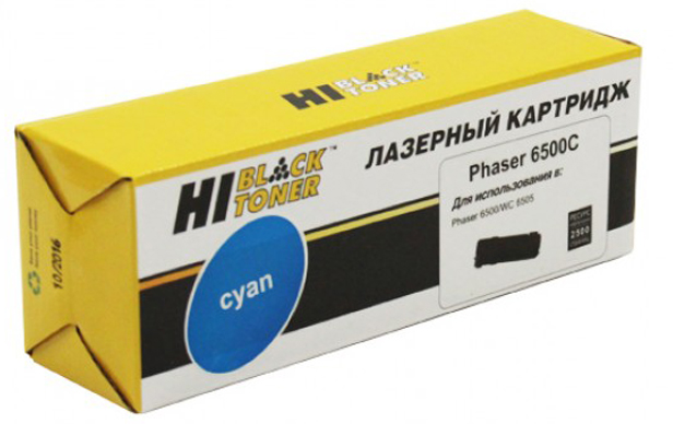 Тонер-картридж Xerox Phaser 6500/WC 6505 (голубой) [2500 стр.] [HB-106R01601] /Hi-Black/
