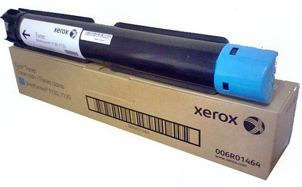 Тонер-картридж Xerox WC 7120/7125/7220/7225 (цвет: голубой) [ресурс: 15 000 стр.] [артикул: 006R01464] /оригинальный/
