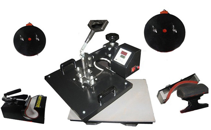 Термопресс горизонтально-поворотный Bulros K-5 (5 сменных насадок)