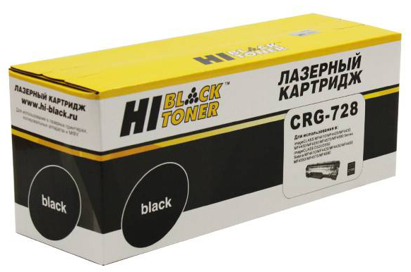 Тонер-картридж Canon MF-4410/4890/ PC-D520/550/ FAX-L150/410 (цвет: чёрный) [ресурс: 2 100 стр.] [артикул: HB-№728/328] /совместимый [Hi-Black]/