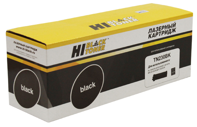 Тонер-картридж Brother HL 3040/3070/ MFC 9010/9120 (цвет: чёрный) [ресурс: 2 200 стр.] [артикул: HB-TN-230Bk] /совместимый [Hi-Black]/
