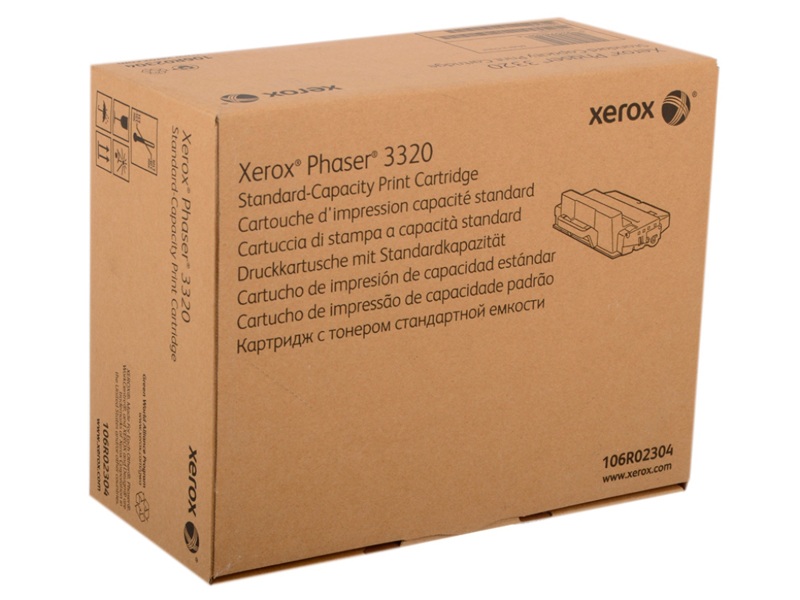 Принт-картридж Xerox Phaser 3320 (цвет: чёрный) [ресурс: 5 000 стр.] [артикул: 106R02304] /оригинальный/