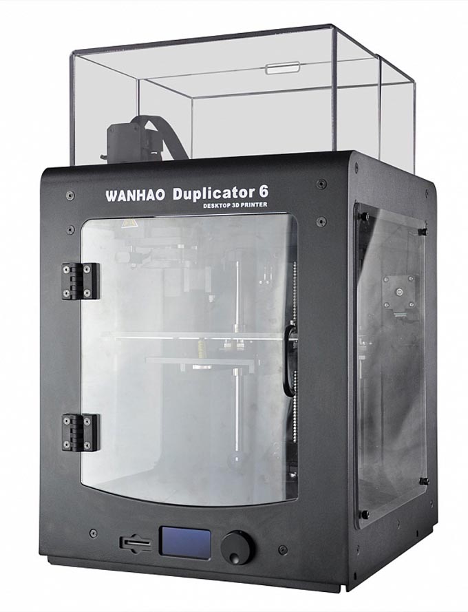 3D-принтер Wanhao Duplicator 6 Plus в пластиковом корпусе