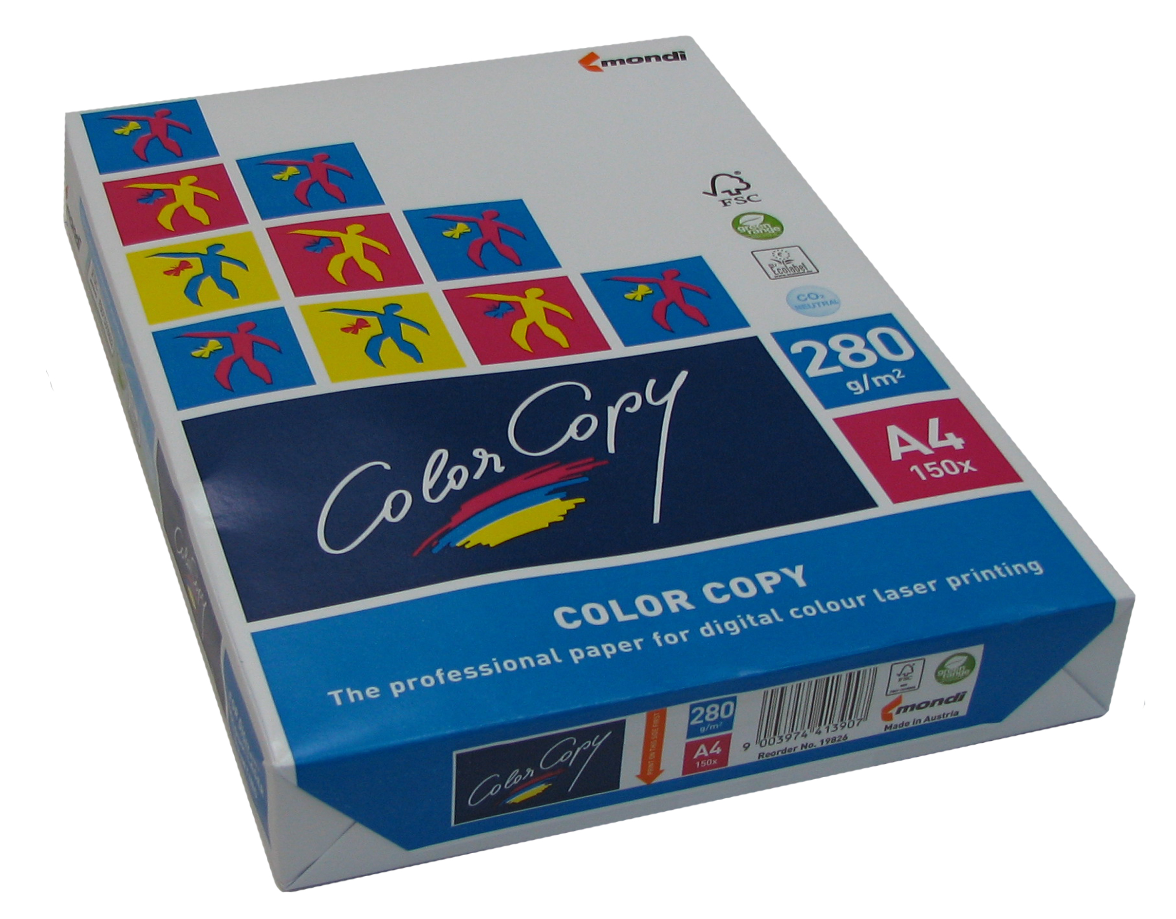 Бумага для лазерной печати Color Copy A4 (280 г/кв.м, 210x297 мм, 150 л/пач)