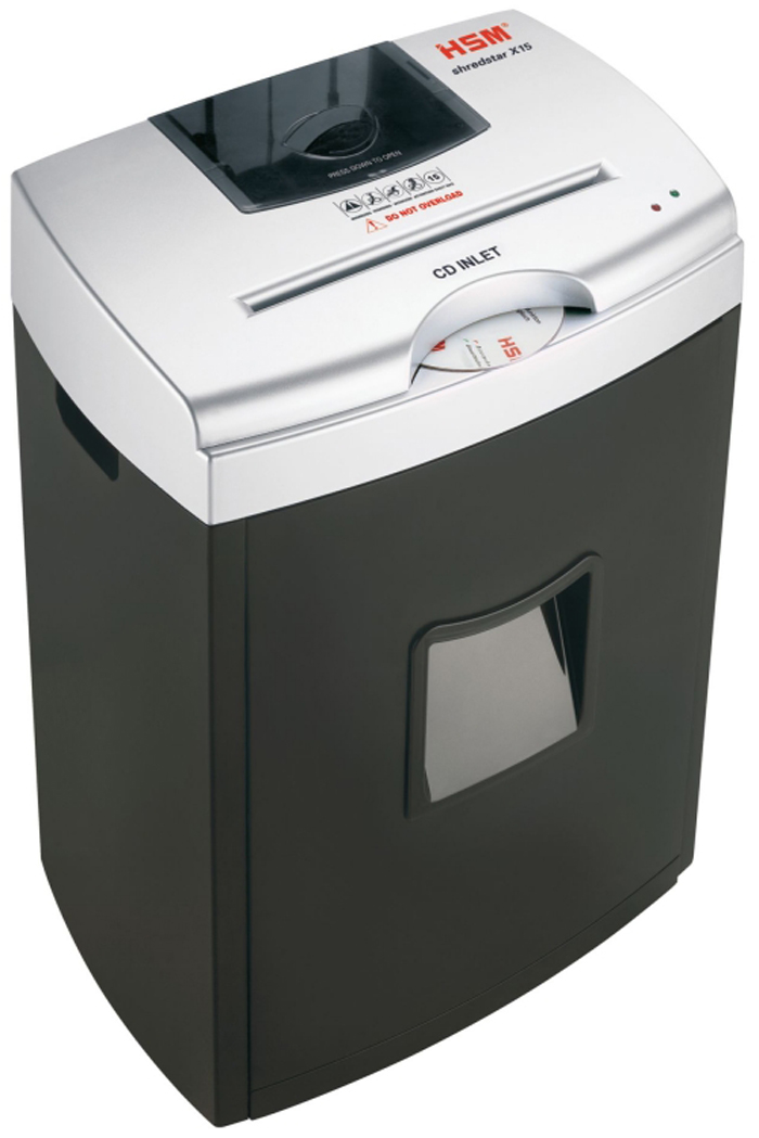 Уничтожитель (шредер) бумаги HSM Shredstar X15 (размер частицы 4x37 мм)