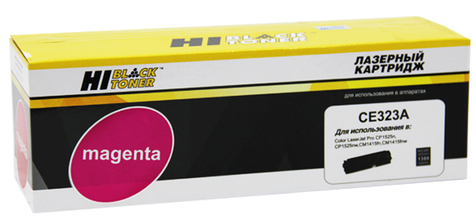 Тонер-картридж HP LaserJet Pro Color CM1415/CP1525 (цвет: пурпурный) [ресурс: 1 300 стр.] [артикул: HB-CE323A] /совместимый [Hi-Black]/