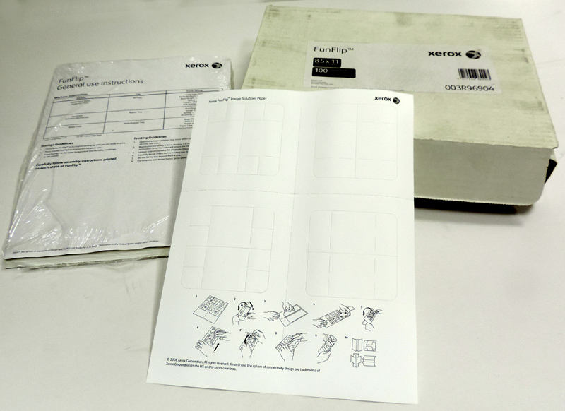 003R96904 Фотобумага Xerox FunFlip 216х279мм /Готовое изделие: 76х76мм/ (200г/м) [R]