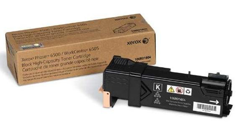 Принт-картридж Phaser 6500/WC 6505 (цвет: чёрный) [ресурс: 3 000 стр.] [артикул: 106R01604] /оригинальный/