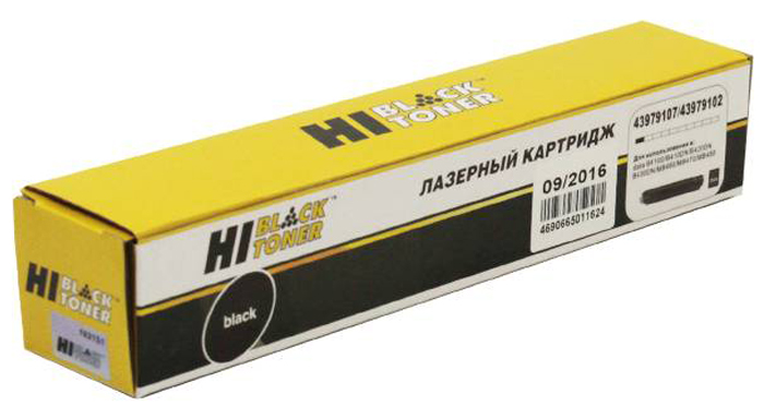 Тонер-картридж Oki B410/440/ MB460/480 (цвет: чёрный) [ресурс: 3 500 стр.] [артикул: HB-43979107/43979102] /совместимый [Hi-Black]/