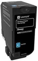 Тонер-картридж Lexmark LaserPrinter CS720/725/ CX725 (цвет: голубой) [ресурс: 7 000 стр.] [артикул: 74C5SC0/74C5SCE/74C0S20] /оригинальный/