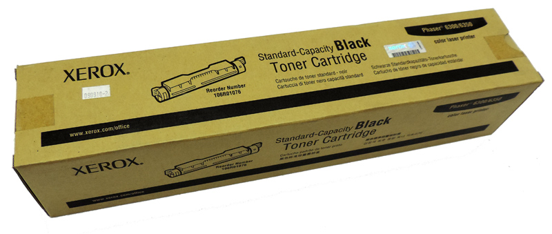 106R01076 Тонер-картридж Xerox Phaser 6300/6350 (черный) [4000 страниц] [R]