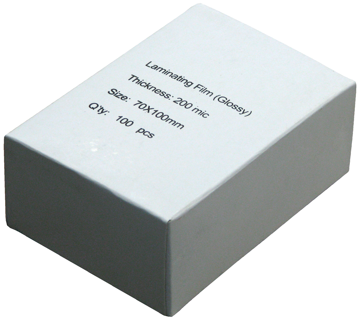 Пленка для ламинирования (70х100мм, 2х200мкм, 100шт/уп) глянцевая /LF/
