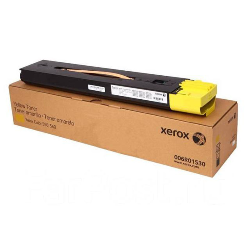 Тонер-картридж Xerox DCP 550/WC 79хх (цвет: желтый) [ресурс: 34 000 стр.] [артикул: 006R01530] /оригинальный/