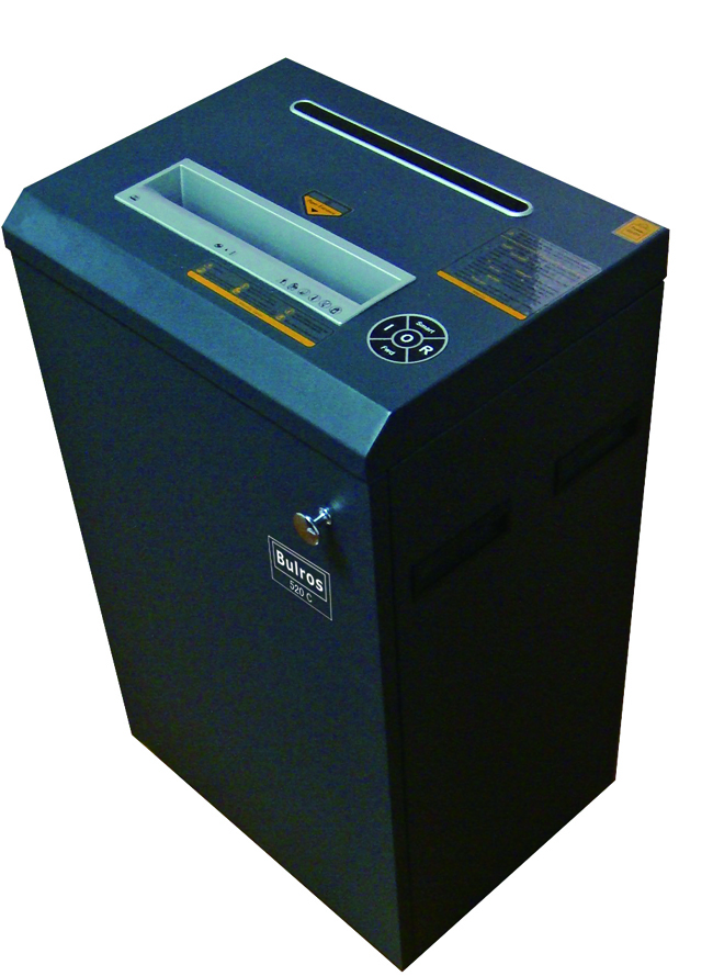 Уничтожитель (шредер) бумаги Bulros 520S (размер частицы 4 мм)