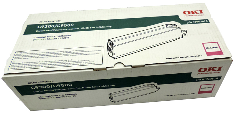41963676 Тонер-картридж Oki C9300/9500 (пурпурный) [15000 страниц] /Оригинальный/ [R]