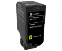Тонер-картридж Lexmark LaserPrinter CS720/725/ CX725 (цвет: желтый) [ресурс: 3 000 стр.] [артикул: 74C50Y0/74C50YE] /оригинальный/