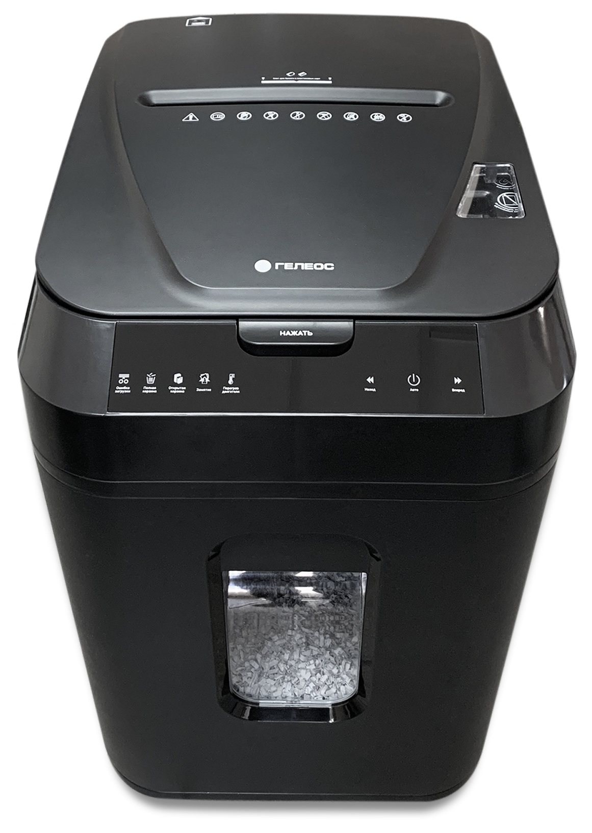 Уничтожитель (шредер) бумаги ГЕЛЕОС АП 40-4 с автоподатчиком (размер частицы 3,9х12 мм)