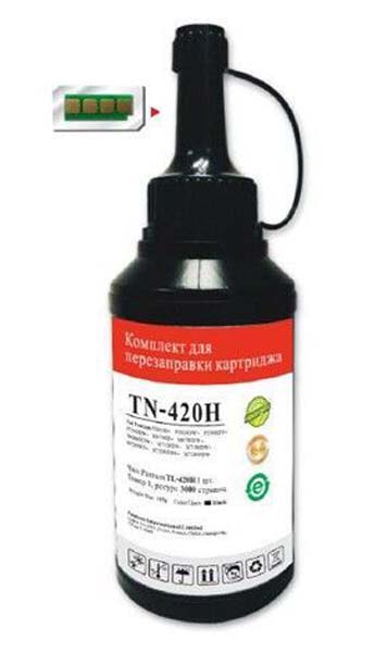 Заправочный комплект (тонер + чип) Pantum P3010/3300/ M6700/6800/7100/7200/7300 (цвет: черный) [ресурс: 3000 стр.] [артикул: TN-420H] /оригинальный/