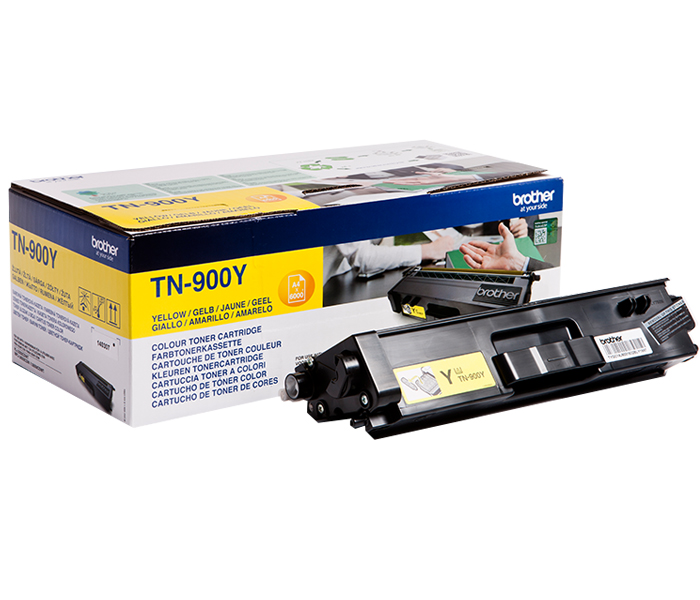 Тонер-картридж TN-900Y Brother HL L9200/ MFC L9550 (цвет: желтый) [ресурс: 6 000 стр.] [артикул: TN900Y] /оригинальный/