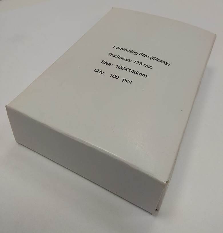 Пленка для ламинирования (100х146мм, 2х175мкм, 100шт/уп) глянцевая /LF/