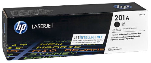 Тонер-картридж HP Color LaserJet Pro M252/277 (цвет: чёрный) [ресурс: 1 500 стр.] [артикул: CF400A] /оригинальный/