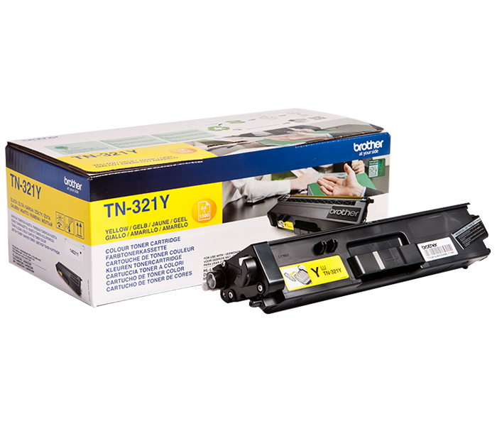 Тонер-картридж TN-321Y Brother HL L8250/ MFC L8650 (цвет: желтый) [ресурс: 1 500 стр.] [артикул: TN321Y] /оригинальный/