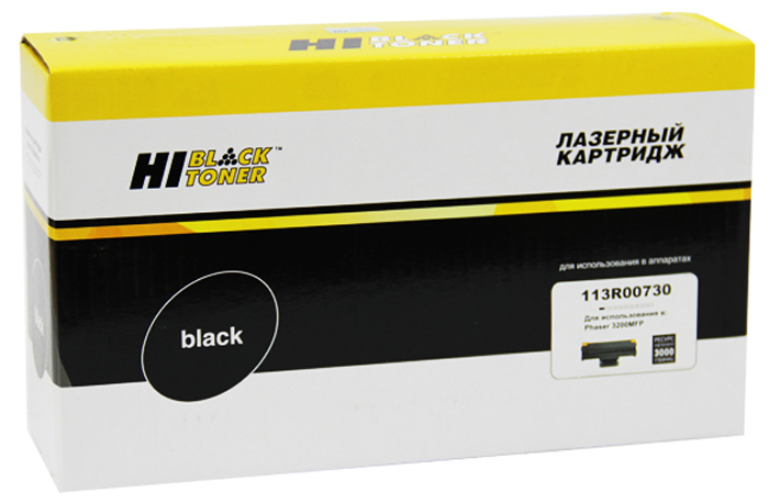 Тонер-картридж Xerox Phaser 3200MFP (чёрный) [3000 стр.] [HB-113R00730] /Hi-Black/