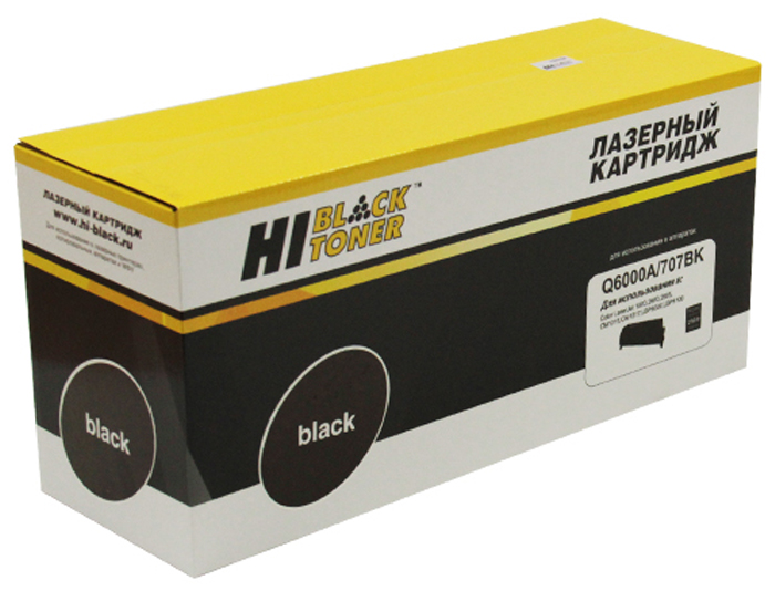 Тонер-картридж HP CLJ 1600/2605/ CM1015/1017 (цвет: чёрный) [ресурс: 2 500 стр.] [артикул: HB-Q6000A] /совместимый [Hi-Black]/