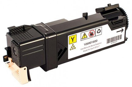 Принт-картридж Phaser 6500/WC 6505 (цвет: жёлтый) [ресурс: 1 000 стр.] [артикул: 106R01600] /оригинальный/