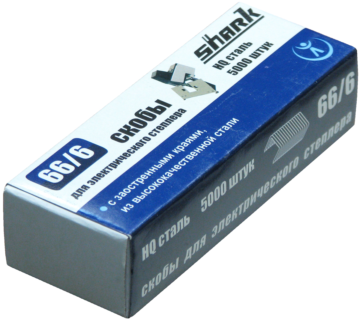 Скобы для степлера Shark 66/6 (HQ сталь) (5000шт./уп)