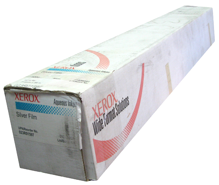 Пленка для плоттеров Xerox Metallic Film Silver A0+ (914 мм x 20 м, 100 мкм, втулка 50,8 мм) [арт. 023R01597]