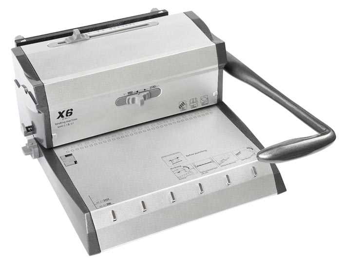 Брошюровщик для металлических пружин (3:1 и 2:1) Bulros X6 (до 20 листов)
