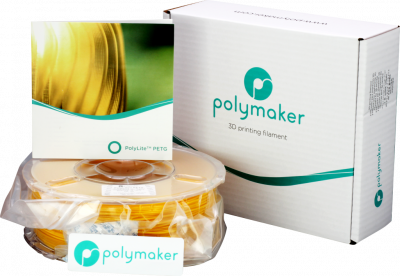 Проволока PolyLite PETG-пластик PolyMaker для печати на 3D-принтерах (диаметр нити: 1,75 мм, вес катушки: 1 кг, цвет: желтый) Проволока PolyLite PETG-пластик PolyMaker для печати на 3D-принтерах (диаметр нити: 1,75 мм, вес катушки: 1 кг, цвет: желтый)