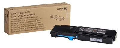 Тонер-картридж Xerox WC 6655 (цвет: голубой) [ресурс: 7 000 стр.] [артикул: 106R02752] /оригинальный/