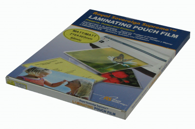 Пленка для ламинирования A4 (216х303мм, 2х60мкм, 100шт/уп) матовая /Royal/ Пленка для ламинирования A4 (216х303мм, 2х60мкм, 100шт/уп) матовая /Royal/