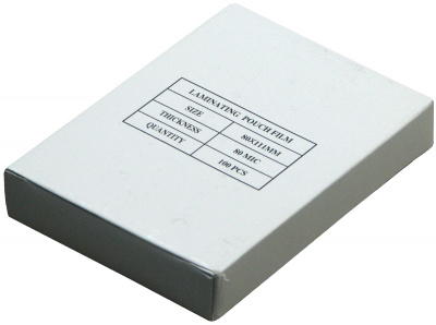 Пленка для ламинирования А7 (80х111мм, 2х80мкм, 100шт/уп) глянцевая /LF/