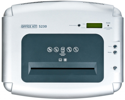 Уничтожитель (шредер) бумаги Office Kit S230 (2x15) (размер частицы 2x15 мм)