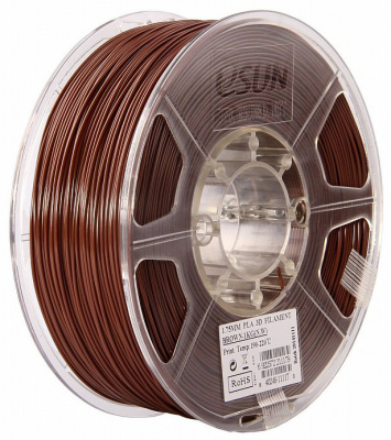 Проволока PLA+ ESUN для печати на 3D-принтерах (диаметр нити: 1,75 мм, вес катушки: 1 кг, цвет: коричневый) Проволока PLA+ ESUN для печати на 3D-принтерах (диаметр нити: 1,75 мм, вес катушки: 1 кг, цвет: коричневый)
