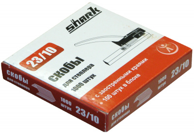 Скобы для степлера Shark 23/10 (1000шт./уп)