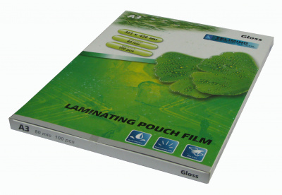 Пленка для ламинирования А3 (303х426мм, 2х80мкм, 100шт/уп) глянцевая /LF/