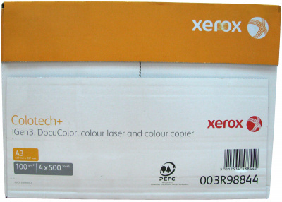 Бумага для лазерной печати Xerox Colotech Plus A3 (100 г/кв.м, 297x420 мм, 500 л/пач) [арт. 003R98844]