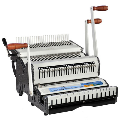 Брошюровщик для пластиковых и металлических пружин Warrior 21182 (WireMac-Combo) (до 20 листов)