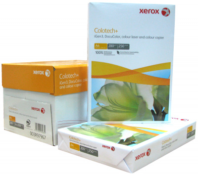 Бумага для лазерной печати Xerox Colotech Plus A4 (200 г/кв.м, 210x297 мм, 250 л/пач) [арт. 003R97967]