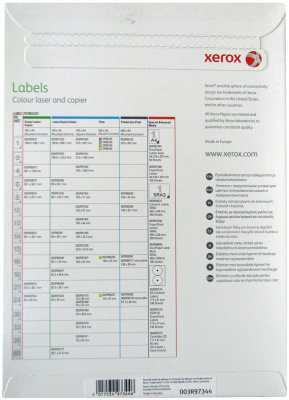 Пленка самоклеящаяся Xerox DuraPaper A4 (матовая белая) (210x297 мм, 50 л/пач) [арт. 003R97344]