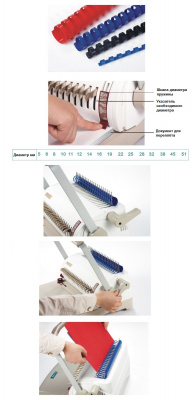 Брошюровщик для пластиковых пружин Bulros S100 (до 500 листов)