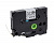Лента (трубка) HSE231 термоусадочная Brother PT E300/550/700/750W (размер: 11,7мм х 1,5м, черный шрифт, белый фон) [артикул: HSE-231] /оригинальная/