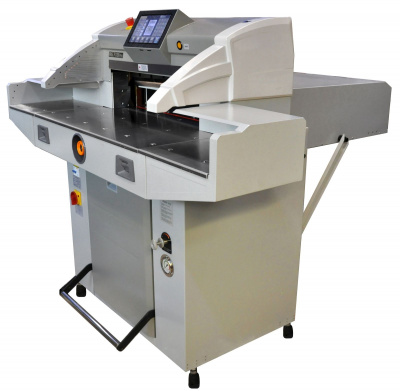 Гильотина гидравлическая напольная Boway BW-R6710 V9 (расширенный рабочий стол) (длина реза 670 мм)